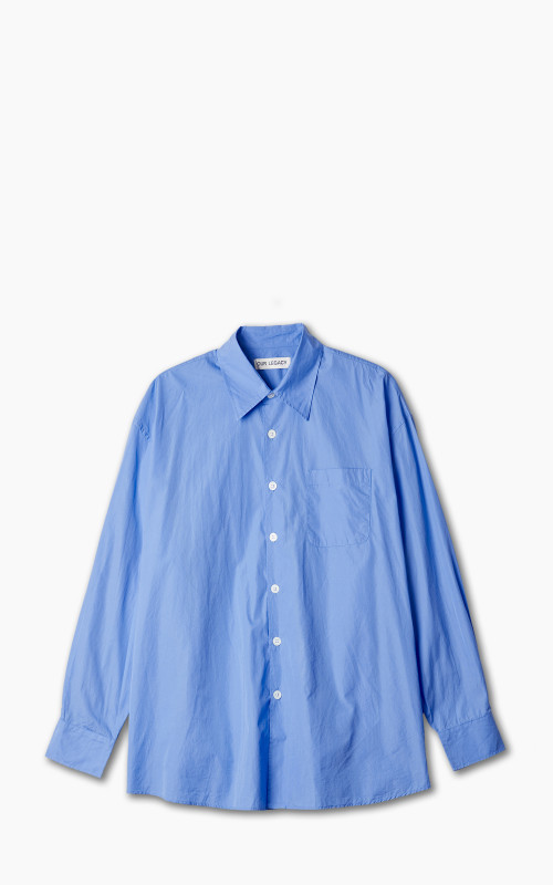 Our Legacy Borrowed BD Shirt Police Blue Poplin