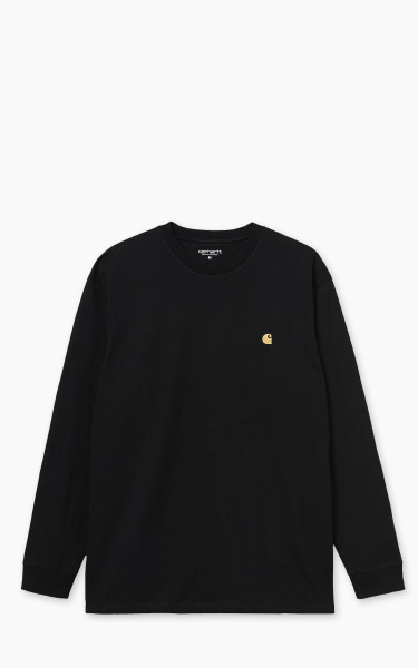Carhartt WIP L/S Chase T-Shirt Black/Gold