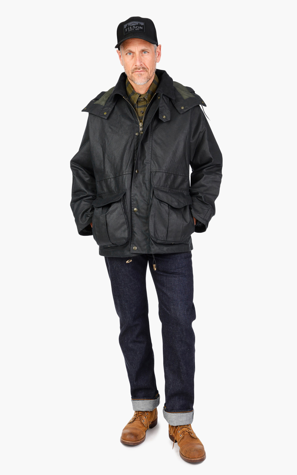 Filson Foul Weather Jacket Harbour Blue | Cultizm