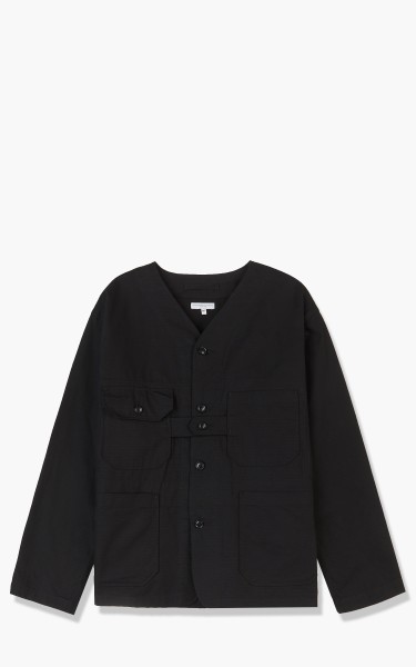 Engineered Garments Cardigan Jacket Cotton Ripstop Black 22S1D034-CT056