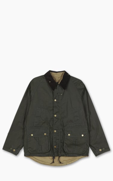 Barbour Deck Waxed Jacket Archive Olive