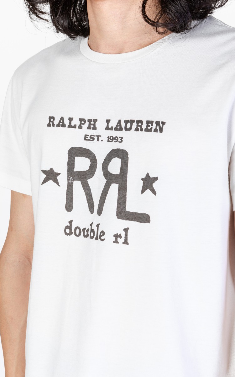 存在感抜群♪【RRL】カンパニー グラフィック Tシャツ 782759295001-SS-Logo-Tee-Short