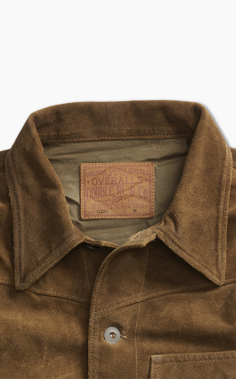 RRL Alston Roughout Suede Jacket Brown | Cultizm