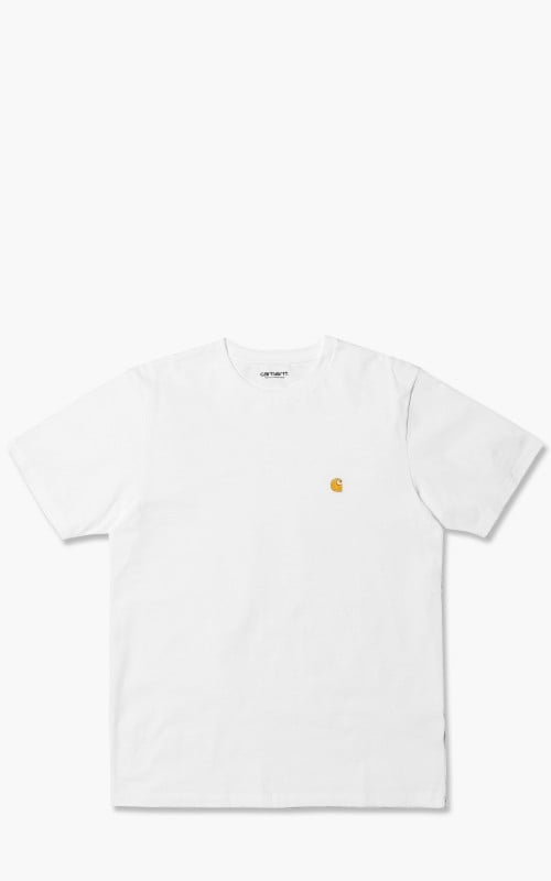 Carhartt WIP S/S Chase T-Shirt White/Gold