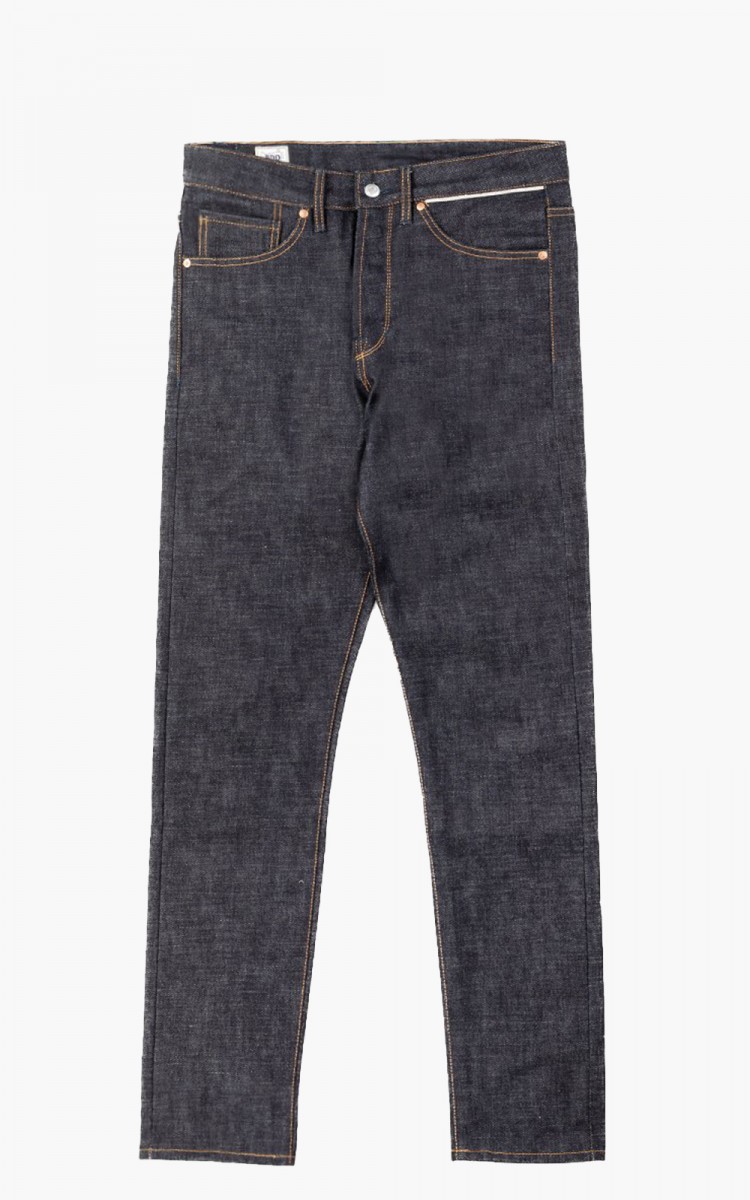 11.8oz Indigo Stretch Selvedge Denim - Tapered Fit – Blue