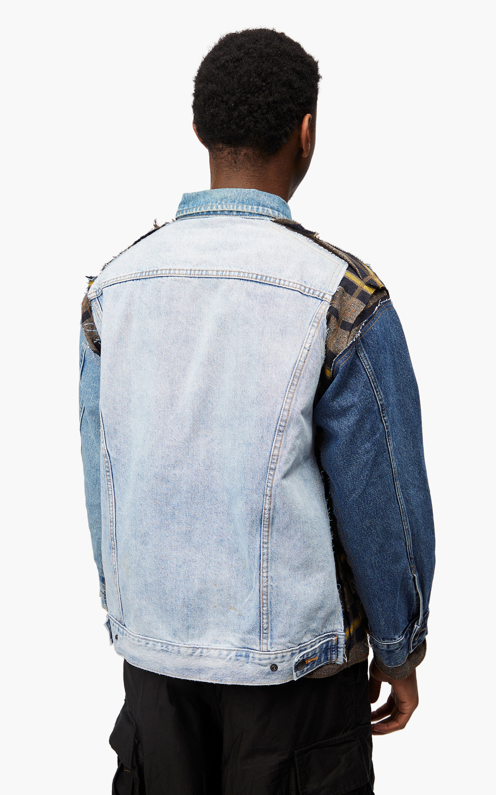 Needles Rebuild by Needles Jean Jacket Blanket Covered