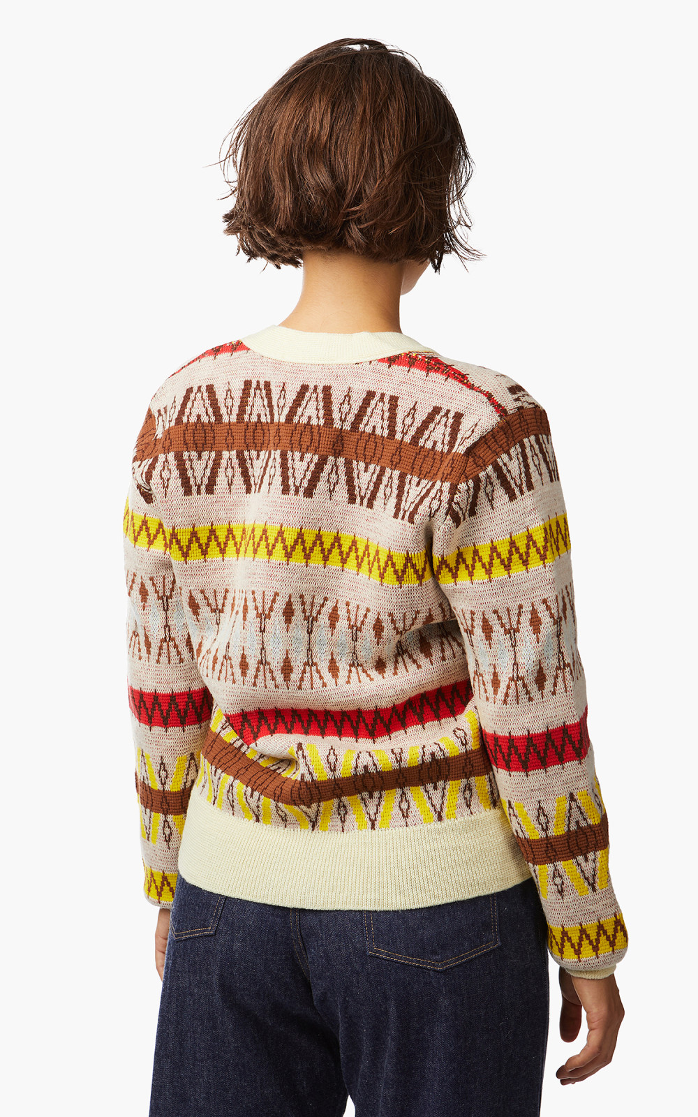 Wales Bonner Orchestra Cardigan Pale Yellow Multi | Cultizm