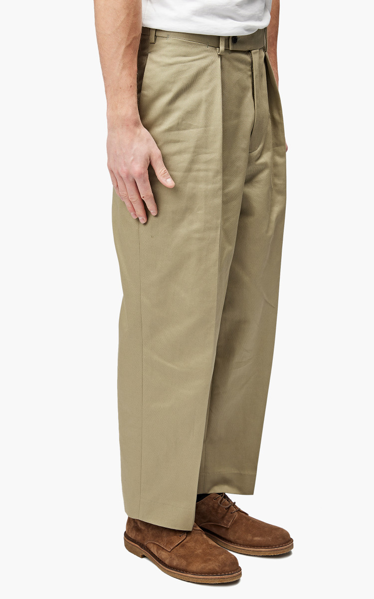 CLASSIC FIT TROUSERS ORGANIC WOOL TROPICAL - MARKAWARE 「Area」