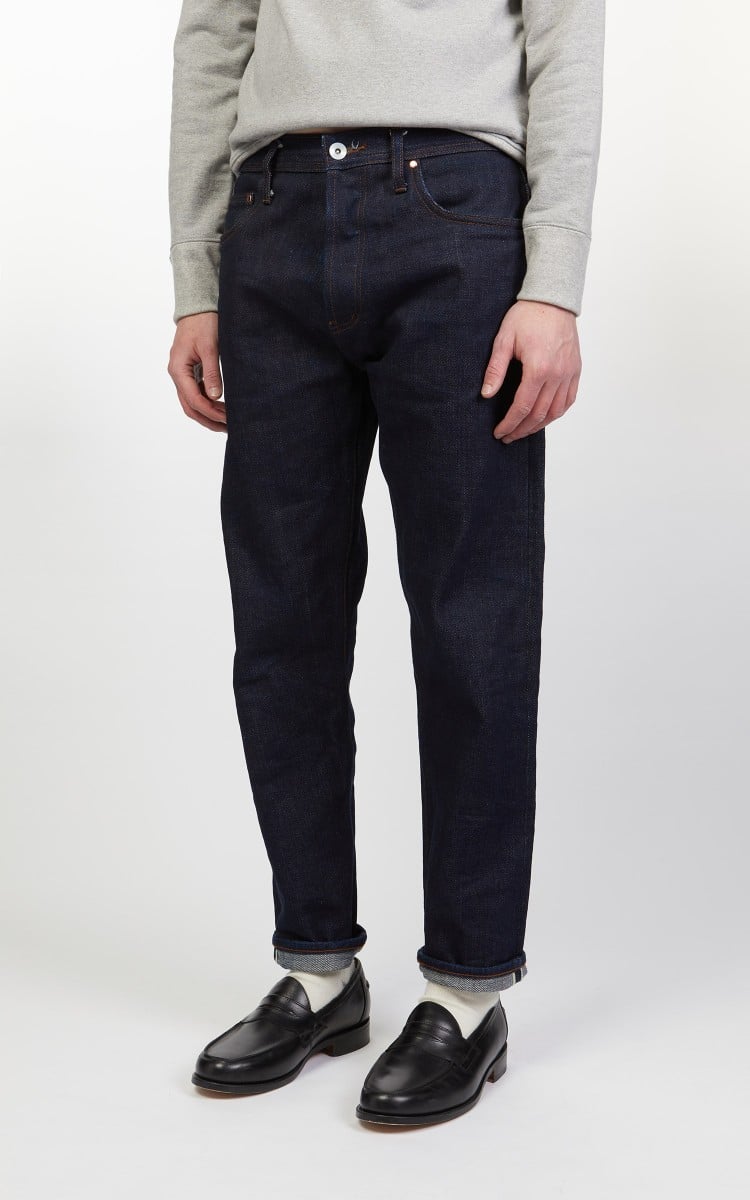 The Unbranded Brand UB621 Relaxed Fit Heavyweight Selvedge Indigo 21oz ...