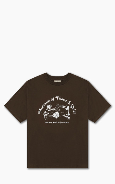 Museum of Peace &amp; Quiet Quiet Place T-Shirt Brown
