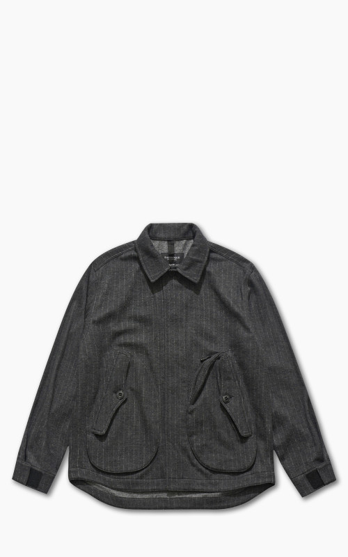 Eastlogue OG106 Shirt Jacket Grey Chalk Stripe