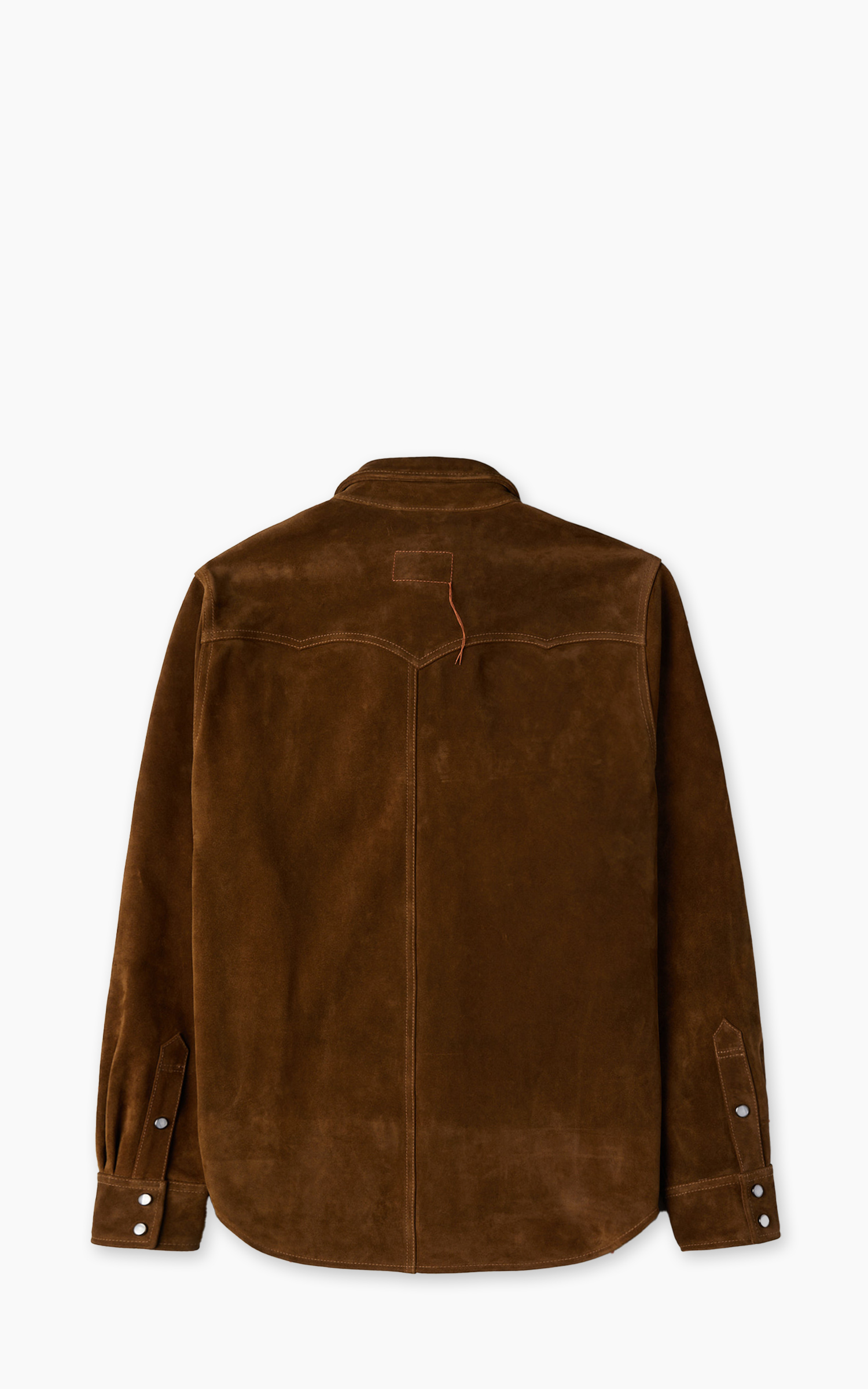 Suede Western Shirt - Brown - Scully - JSY38 – STONE FEATHER