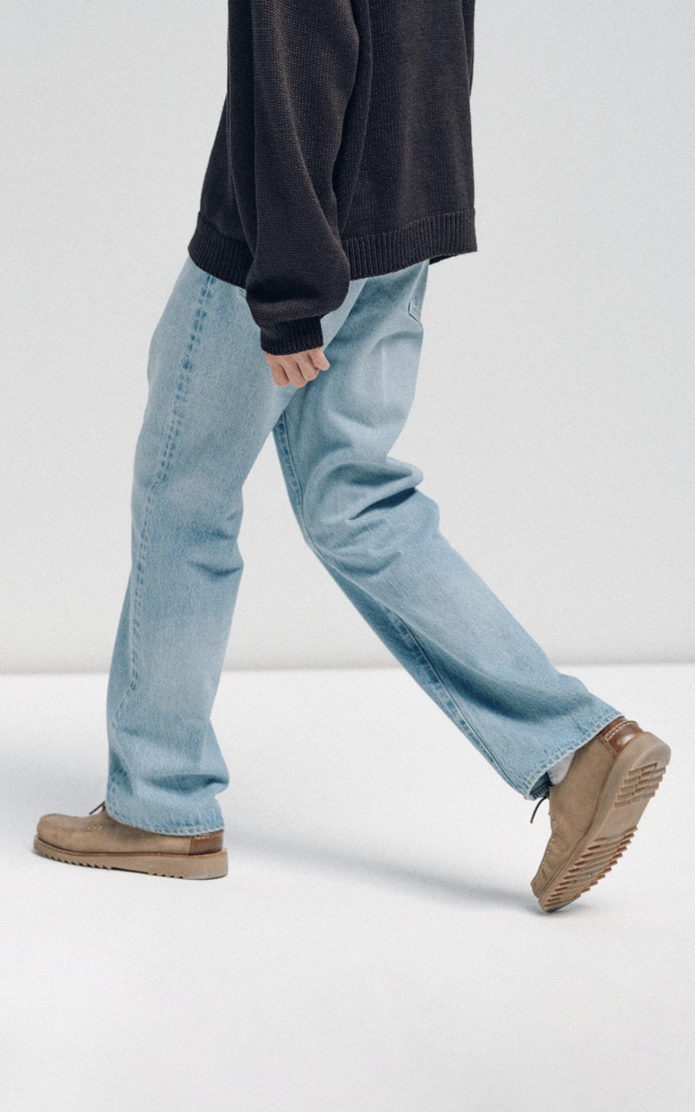 Kaptain Sunshine Skate Shoecut Denim Pants Indigo Vintage