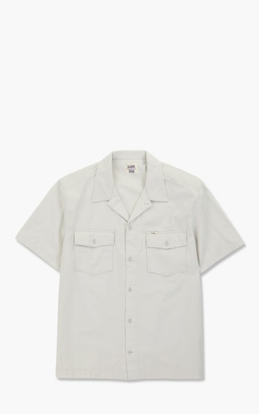 Lee 101 Short Sleeve Service Shirt Grey Violet