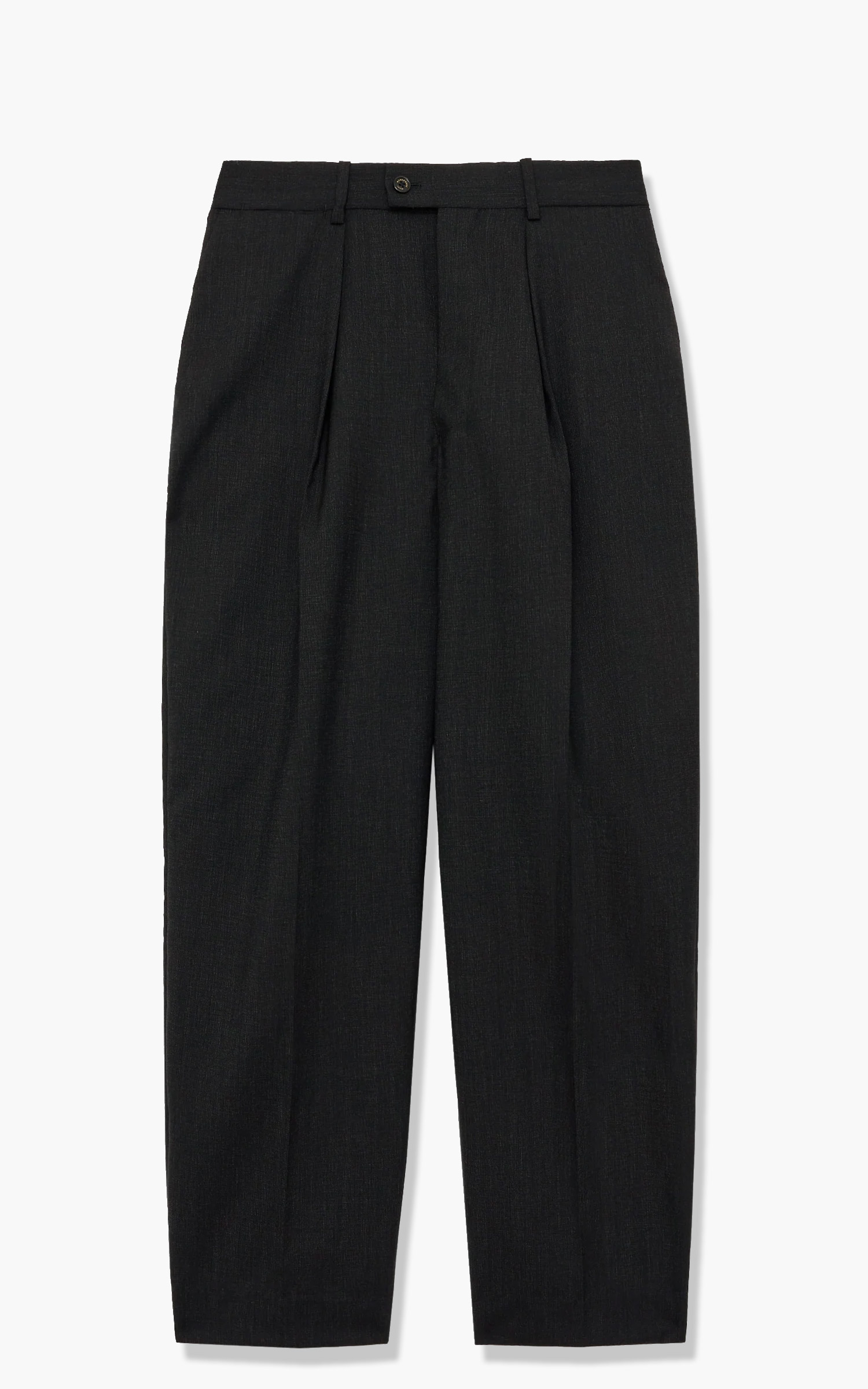 Markaware Organic Wool Tropical Classic Fit Trousers Charcoal Grey  Cultizm