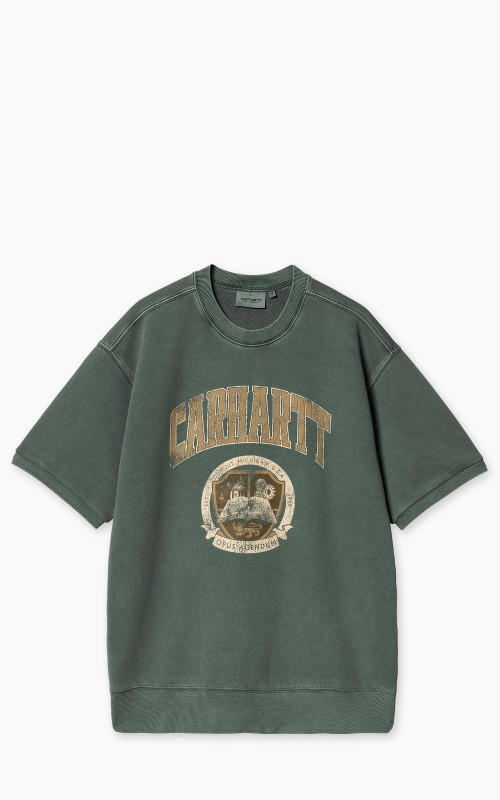 Carhartt WIP Library Sweatshirt Garment Dyed Conifer