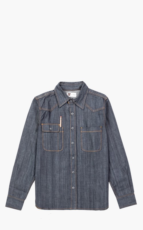 Tellason Topper Denim Shirt Indigo