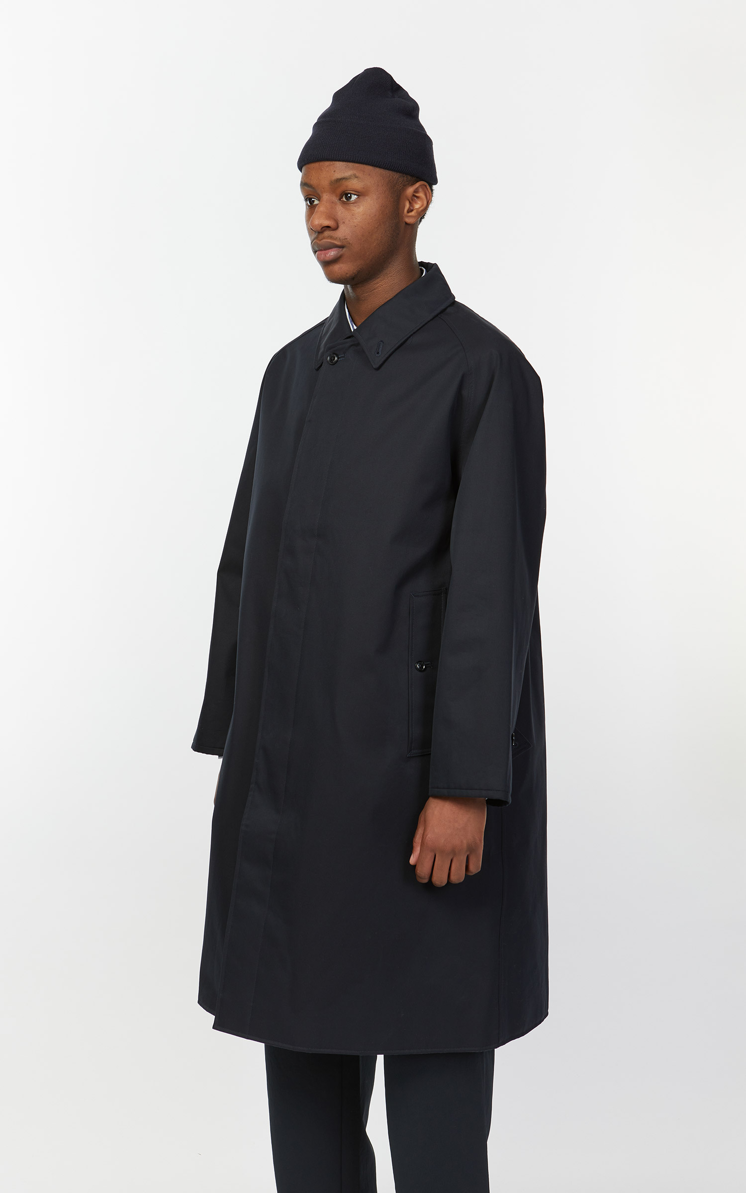 nanamica GORE-TEX Balmacaan Coat XS ネイビー 注目の 48%割引 nods