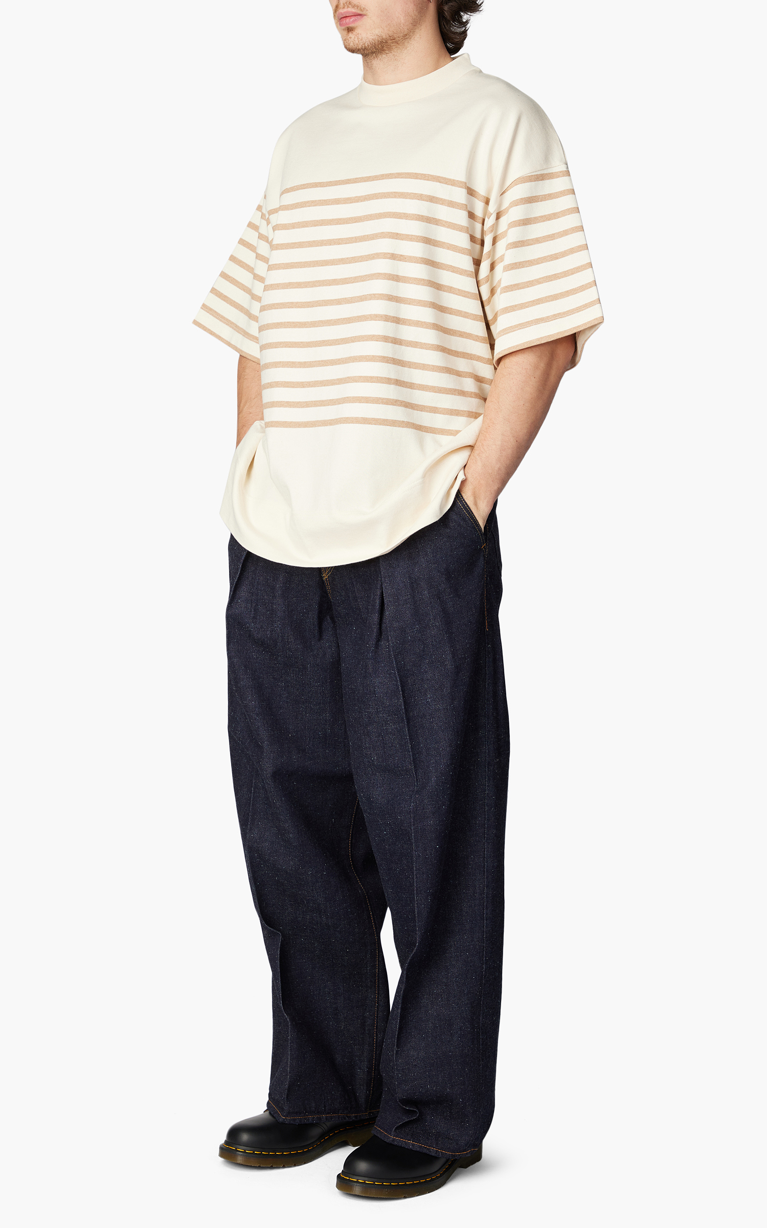 Markaware Pleated Wide Denim Indigo | Cultizm Markaware Pleated Wide Denim Indigo | Cultizm