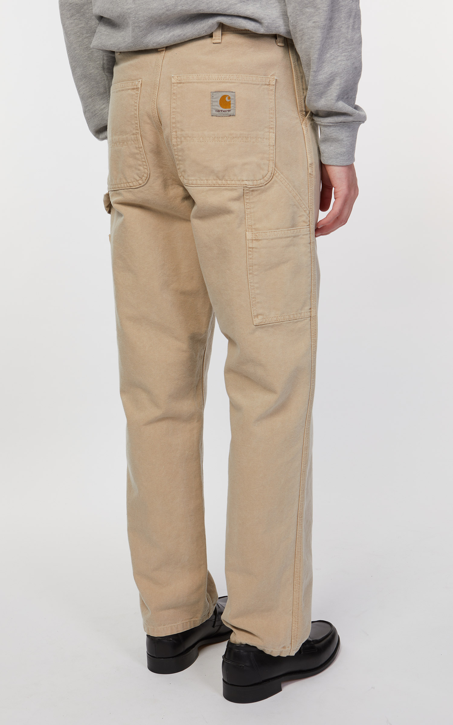 Carhartt WIP Single Knee Pant Dearborn Canvas Faded Dusty Hamilton ...