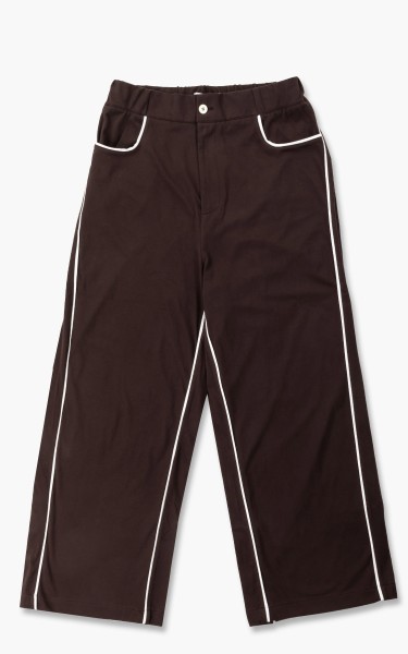 Sunnei Piping Jersey Pants Brown
