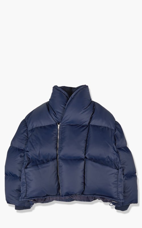Hed Mayner Double Breasted Puffer Jacket Navy AW21_O33_NAVY/NYL