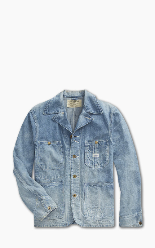 Rrl denim chore jacket best sale