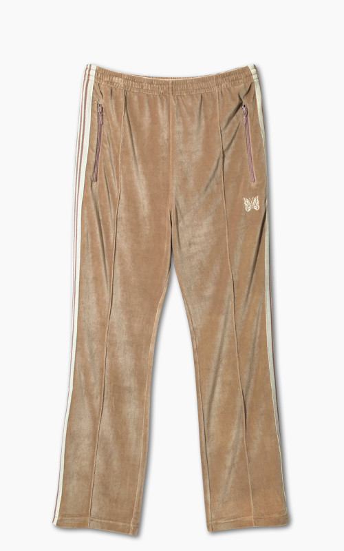 Needles Narrow Track Pant C/PE Velour Old Rose