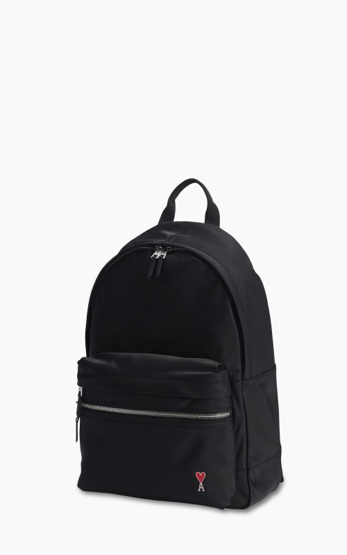 AMI Paris Ami De Coeur Backpack Black