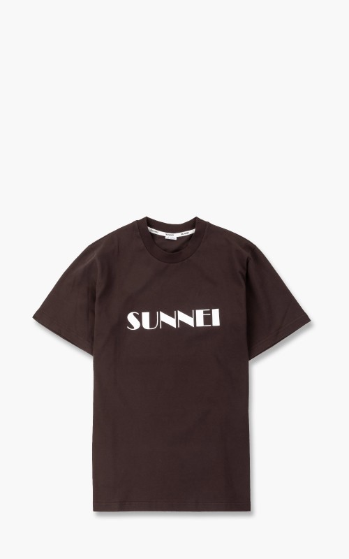 Sunnei Big Logo T-Shirt Brown