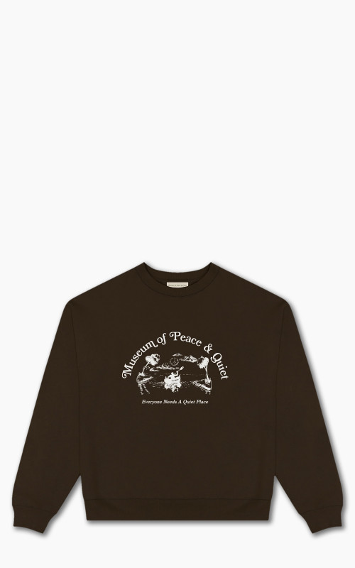 Museum of Peace & Quiet Quiet Place Crewneck Brown