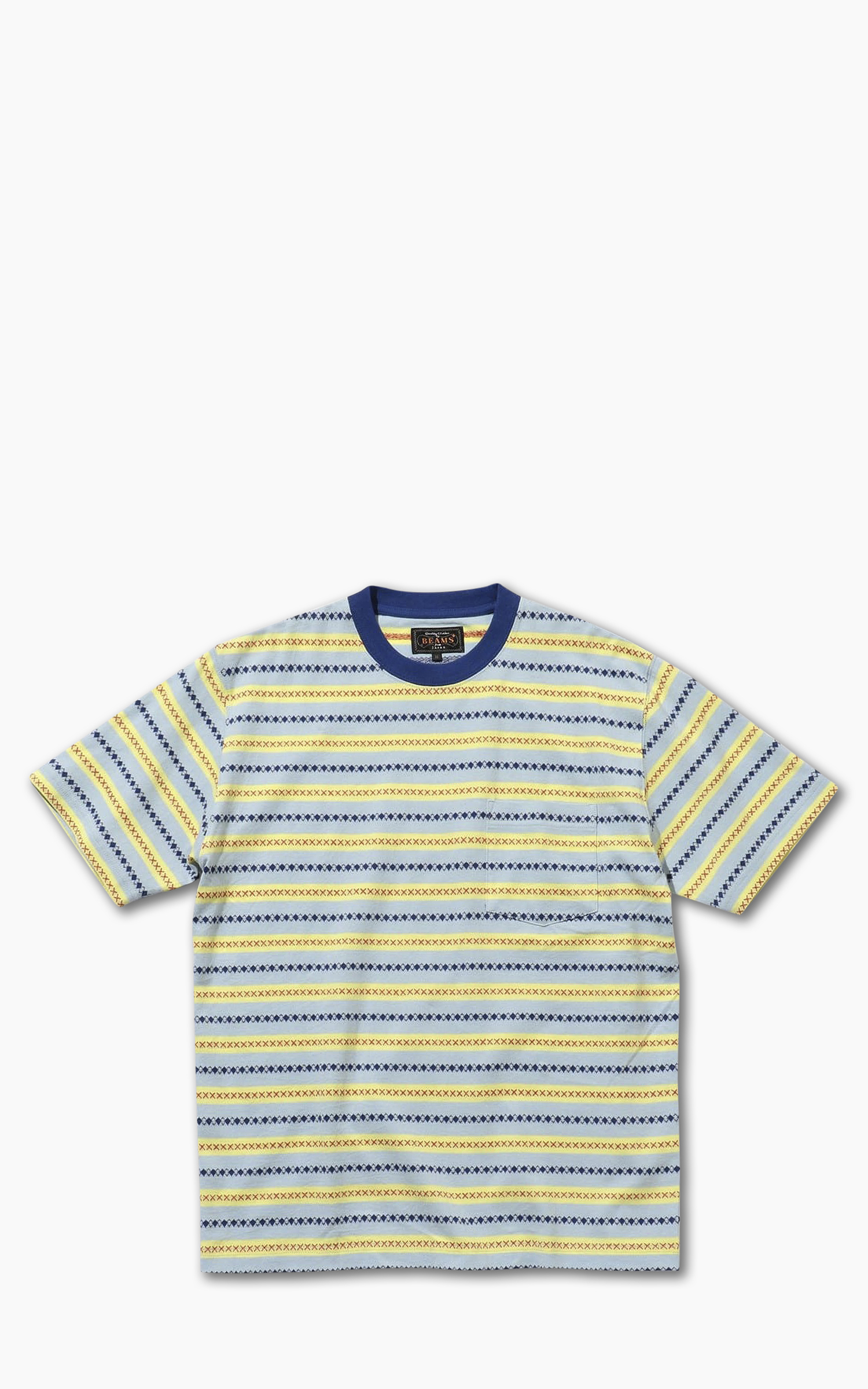 Jacquard-Stripe Cotton-Blend Button-Front Shirt in Short
