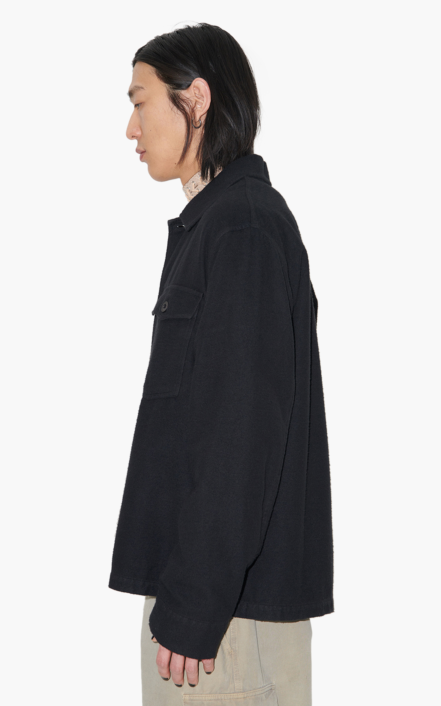 Our Legacy Evening Coach Jacket Black Brushed Cotton | Cultizm
