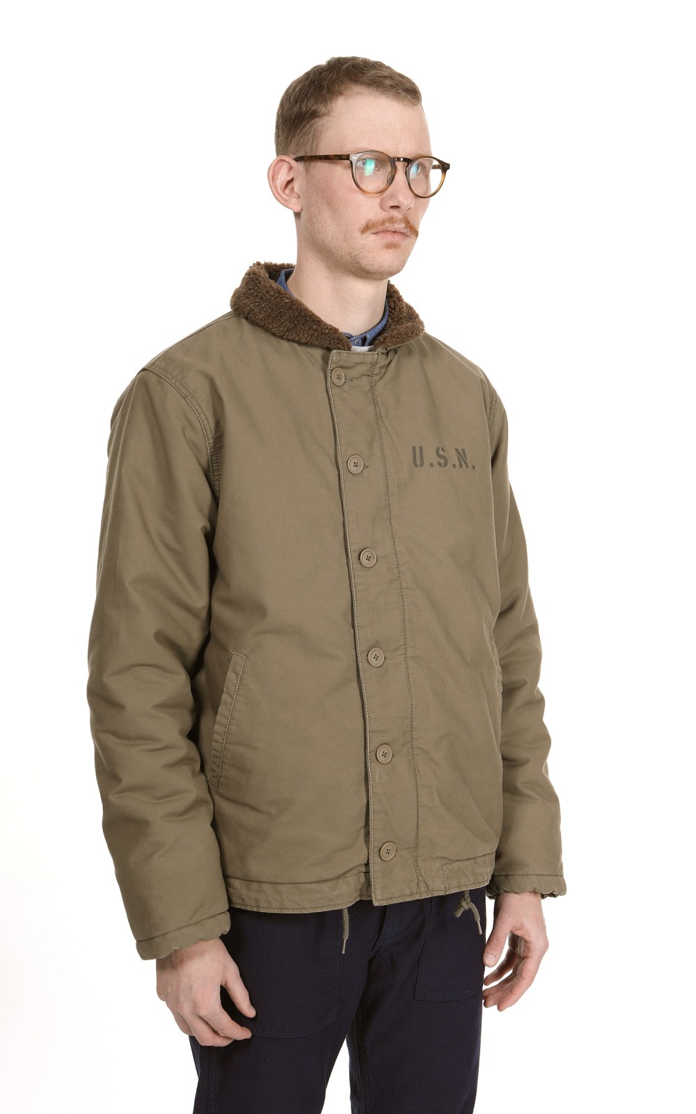 Military Surplus N-1 Deck Jacket Olive Drab | Cultizm