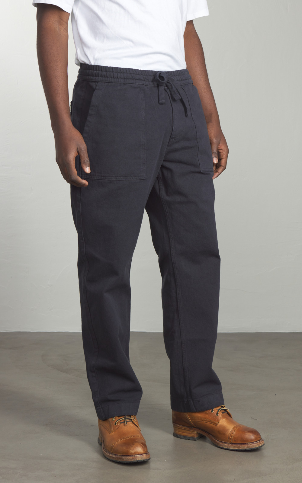 【COSYHARU】Wayne Slacks Merz b. Schwanen PANTS05 Broken Twill Drawstring Pants