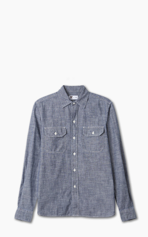 Tellason Clampdown Shirt Chambray Blue