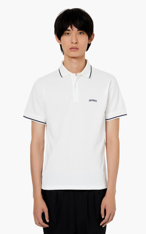 AMI Paris Polo Shirt Natural White