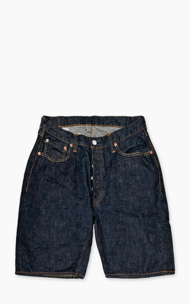 Fullcount 1904-25 5-Pocket Selvedge Denim Shorts One Wash Indigo 13.7oz