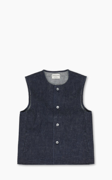 Samurai Jeans SJVT24 Denim Jerkin Vest Indigo 17oz