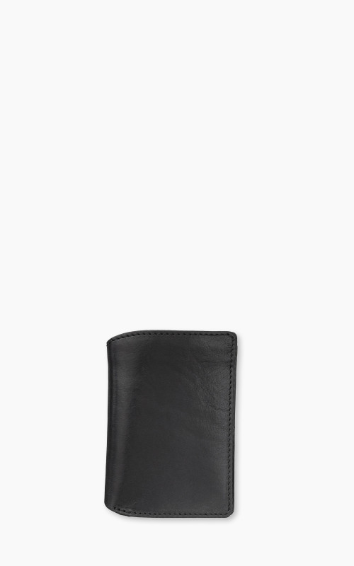 Nudie Jeans Mark Wallet Saddle Leather Black