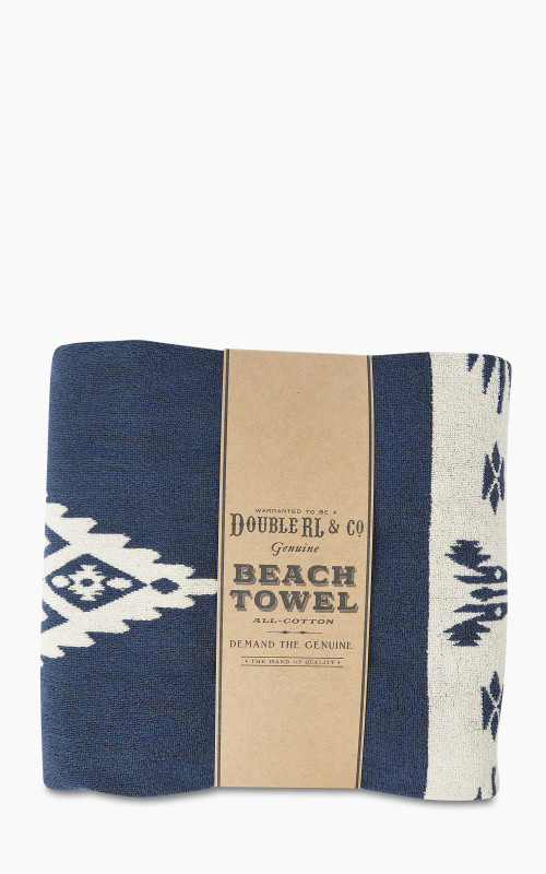 RRL Beach Towel Indigo Multi