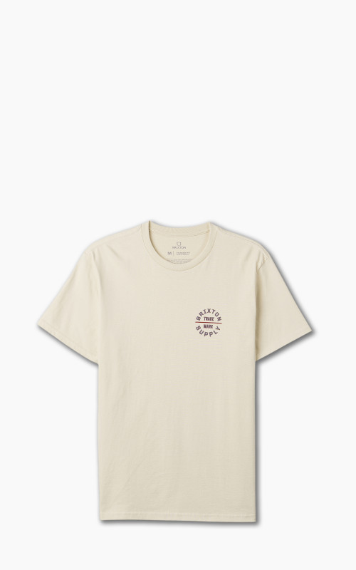 Brixton Oath V S/S Standard Tee Cream/Dusk/Barn Red