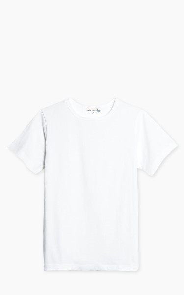 Merz b. Schwanen 1950s Crew Neck Tee White