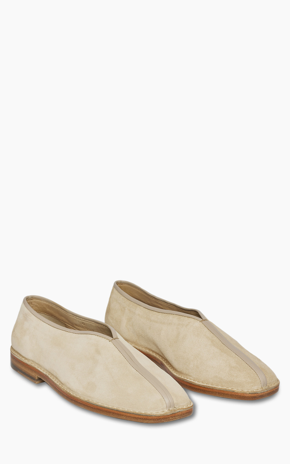 Lemaire Flat Piped Slippers Dusty Magic | Cultizm Lemaire Flat Piped Slippers Dusty Magic | Cultizm