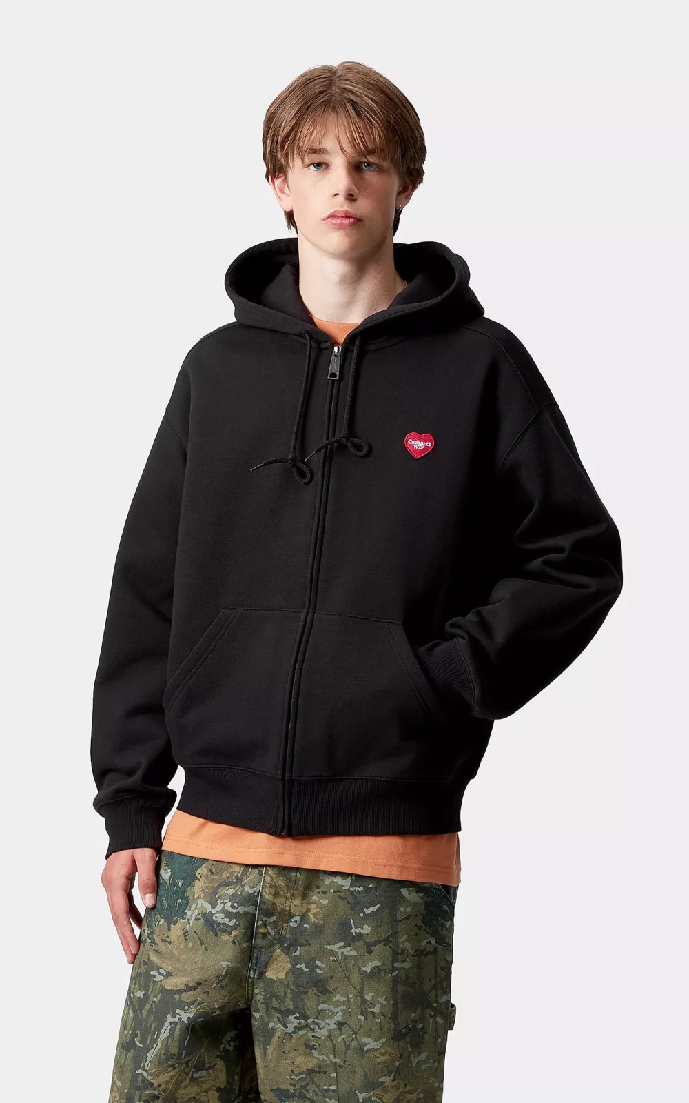 [CARHARTTWIP] HOODED HEART II HARTT SWEAT JACKET ★大人気★ Carhartt WIP Hooded Heart II Hartt Sweat Jacket | Blue