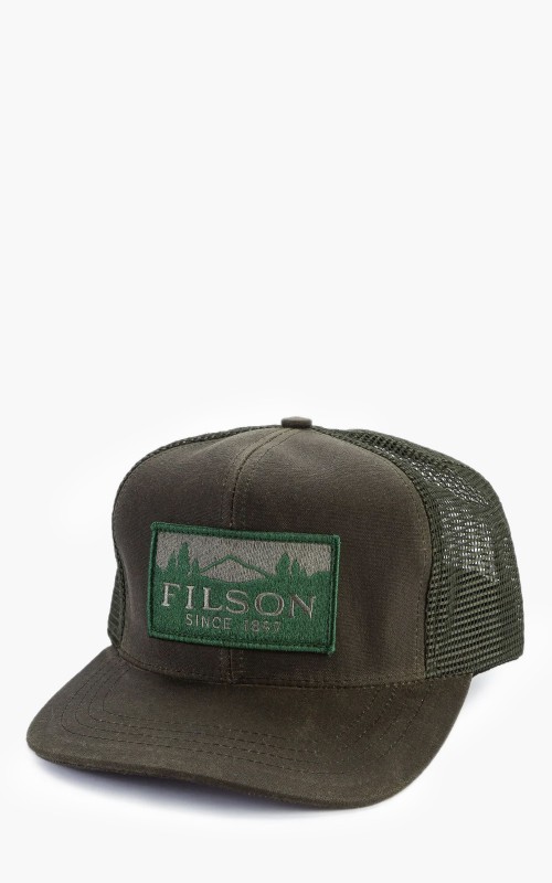 Filson Logger Mesh Cap Otter Green