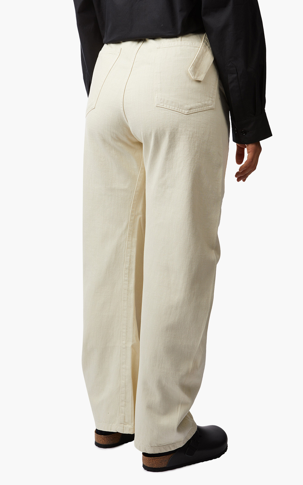 Lemaire Twisted Belted Pants Misty Ivory | Cultizm