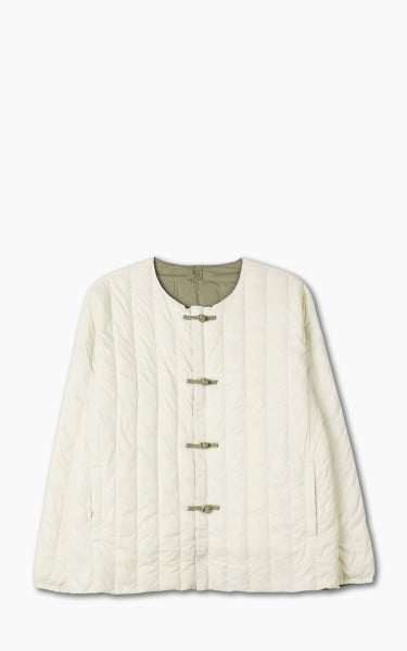 Taion x Beams Lights Reversible China Inner Jacket Off White/Sage