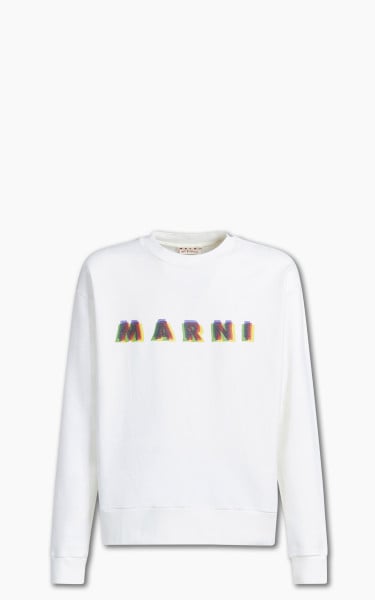 Marni Logo Sweatshirt White