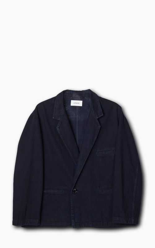 Lemaire Workwear Blazer Denim Midnight Indigo